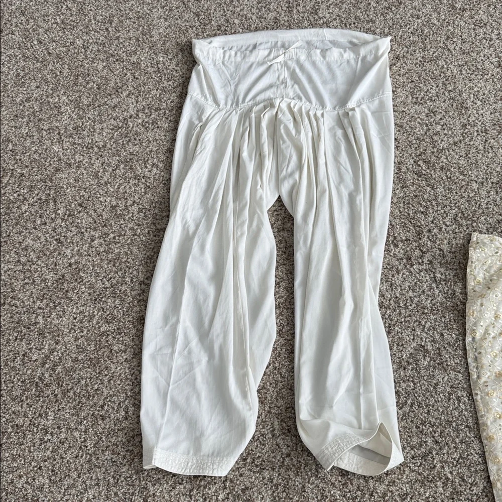 Embroidered  3 piece punjabi dress Set with salwar kurta and dupatta - Picture 8 of 13